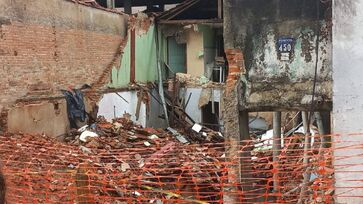 Casa desabou na travessa Rosa Maria, na Vila Gustavo