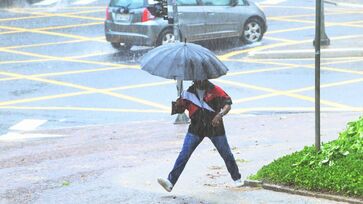 Foram registrados mais de 220 milímetros de chuva entre quinta-feira e sábado