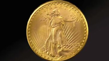 Gold Double Eagle (Águia Dupla de Ouro, em tradução livre), a moeda considerada a mais cara do mundo