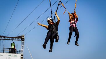 Parque oferece diversas brincadeiras neste verão