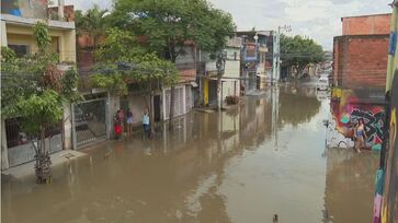 Zona leste foi uma das regiões mais afetadas pela tempestade na cidade de São Paulo