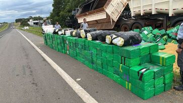 Policiais encontraram 9,3 toneladas de maconha e 132 quilos de skunk