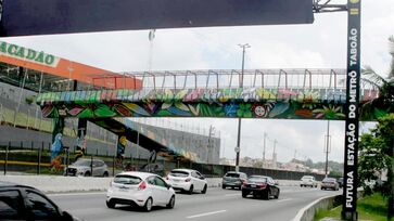 Estação de Taboão da Serra irá funcionar na antiga concessionária Sorana Sul, às margens da avenida Aprígio Bezerra da Silva 