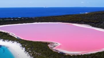 Desde o lago rosa na Austrália até o azul da Indonésia, o mundo contempla vários lagos incríveis