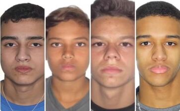 Pedro Henrique Souza Saraiva, João Pedro de Oliveira Reis, Hugo dos Santos Aliberti Dias e Matheus Jesus Eugênio dos Santos morreram no acidente entre ônibus e carreta em Nuporanga