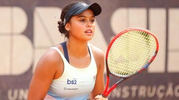 Nauhany Silva, de 14 anos, se tornou a atleta mais jovem a fazer parte do ranking profissional da WTA