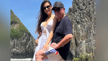 O cantor Amado Batista e sua esposa Calita