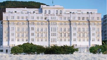 Inaugurado em 1923, o Copacabana Palace tem 239 quartos