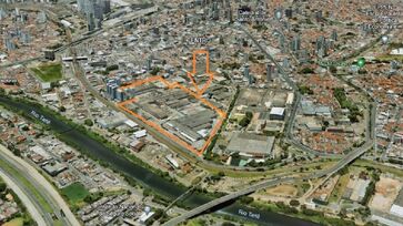 Terreno tem 175.586 m&#xB2; e 83.086 m&#xB2; de área edificada