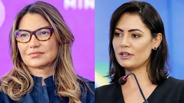 Janja e Michelle Bolsonaro foram alvo de pesquisa na última semana