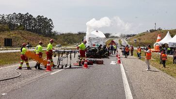 Simulação faz parte do Programa de Redução de Acidentes (PRA) da concessionária