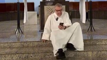 Padre Cristian é popular por fazer vídeos bem-humorados