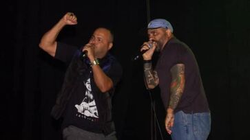 Grupo DC 03 durante show em São Paulo