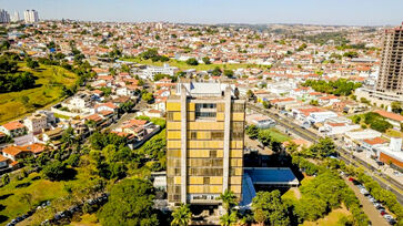 Vista aérea de Piracicaba, no interior de São Paulo