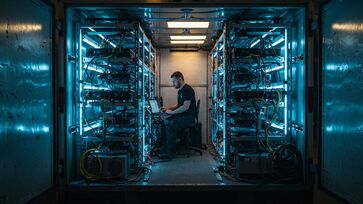 Cada vez que um bloco é validado, o minerador recebe uma recompensa em criptomoeda