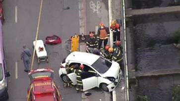 Acidente ocorreu por volta das 10h45