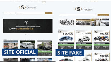 Criminosos também mudam a URL dos sites para ficarem o mais semelhante possível com original