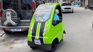 Nanico P50 é o menor carro do mundo criado por um brasileiro.