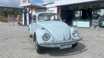 Design apresenta leves diferenças em relação ao Fusca fabricado no mesmo ano no Brasil