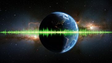 Sinal de rádio pode significar existência de campo magnético