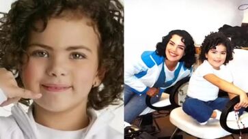 Sósia mirim de Ana Paula Arósio fez comercial com a atriz em 2004