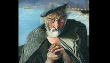 O quadro 'O Velho Pescador', do húngaro Tivadar Kosztka Csontváry