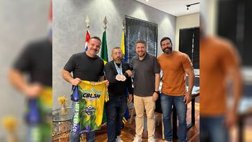 Marcos Domingues levou duas medalhas de bronze 