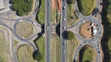 Local das obras em Mirassol, no interior de São Paulo