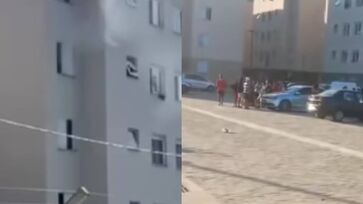 Após acender o fogo, ela abandonou as crianças e deixou o local