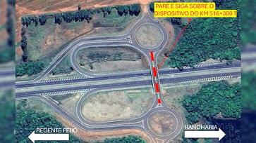 Serviços para melhoria no viaduto localizado no km 516,300 da via, na altura da cidade de Rancharia, no interior paulista, serão realizados a partir de quinta-feira (31/7)
