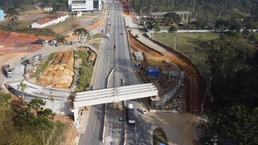 Foco da obra será a pavimentação do novo dispositivo de retorno, que está em construção no local