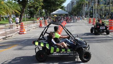 Projeto acontece na pista sentido José Menino/ Ponta da Praia, entre a Avenida Ana Costa e o canal 6