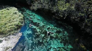 O rio sucuri está entre os três mais cristalinos do planeta