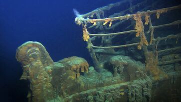 Detalhes impressionantes de escaneamento 3D do Titanic revelam o possível dente de um megalodonte incrustado em ouro