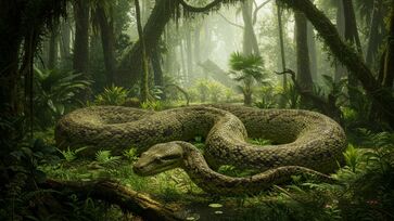 Titanoboa é a maior cobra que se tem registro e poderia chegar a quase 13 metros
