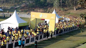 Prova de 6 km ocorre no Sesc Interlagos, na zona sul de São Paulo