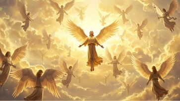 Anjos, arcanjos, querubins e serafins fazem parte da hierarquia celestial de Deus, onde cada um tem sua função e característica.