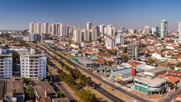 Vista aérea da Cidade de Bauru, no interior paulista