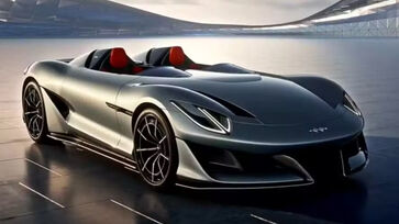 Super 9, assinado por designer da Audi e Lamborghini, tem portas tesoura e visual arrojado