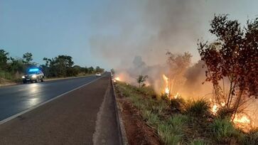 Focos de incêndio se intensificam e exigem atenção dos motoristas