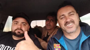 Diego Henrique Afonso (à esquerda), Robishley Hirnani De Oliveira (ao fundo) e Rafael Juliano Marascalchi (à direita) saíram de Rio Preto