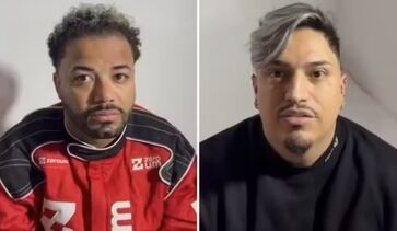 Influencer paraibano Hytalo Santos e o marido dele, Israel Nata Vicente, presos preventivamente nesta sexta-feira (15/8) em uma casa em Carapicuíba, na Grande São Paulo