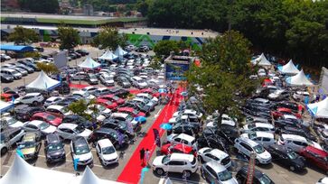 Feirão de veículos é organizado pela Empresa Cena Eventos