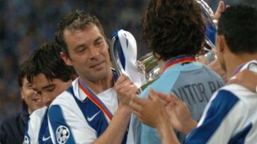 Jorge foi o capitão do Porto na conquista da Champions League na temporada 2003-2004