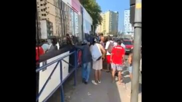 Ciclista foi prensado próximo à estação José Menino
