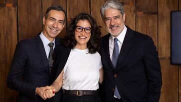 William Bonner dará lugar para o apresentador do Jornal Hoje, César Tralli