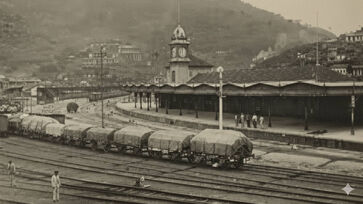 A São Paulo Railway foi construída para levar a produção de café até o porto de Santos