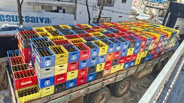 Carga, registrada como 504 caixas de cerveja de uma única marca, iria do Paraná até o Espírito Santo