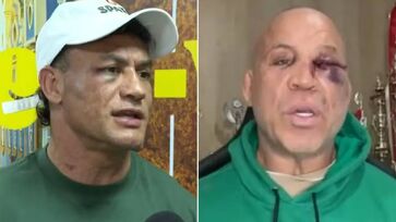 Briga entre as equipes começou após a desclassificação de Wanderlei Silva no quarto assalto da luta