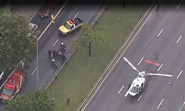 Acidente aconteceu pouco depois da Ponte do Limão, por volta das 5h50